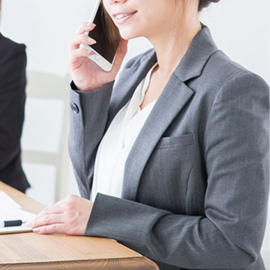 お問い合わせ風景